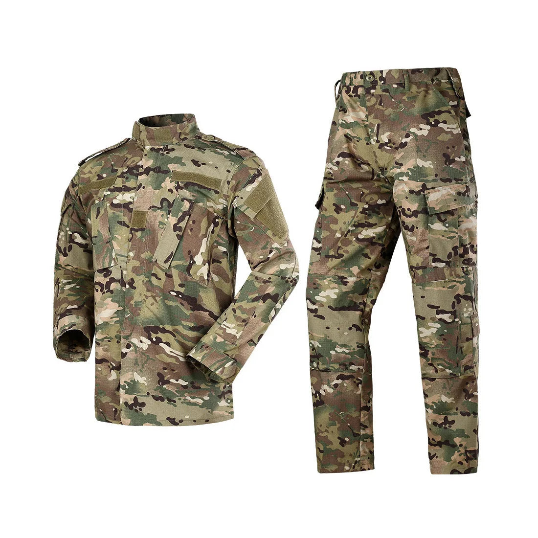 Combinaison de camouflage 17 couleurs, ensemble de vêtements de combat Airsoft, vêtements d'entraînement surdimensionnés, costumes de chasse et de pêche en plein air 3XL A2F48 Planète Rando