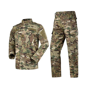 Combinaison de camouflage 17 couleurs, ensemble de vêtements de combat Airsoft, vêtements d'entraînement surdimensionnés, costumes de chasse et de pêche en plein air 3XL A2F48 Planète Rando