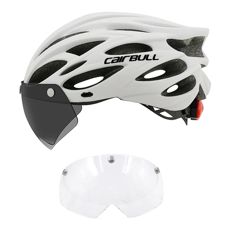 Casque de cyclisme léger route vtt VTT vélo Led casque L pour hommes femmes visoré casque de vélo Casco Accesorios Planète Rando