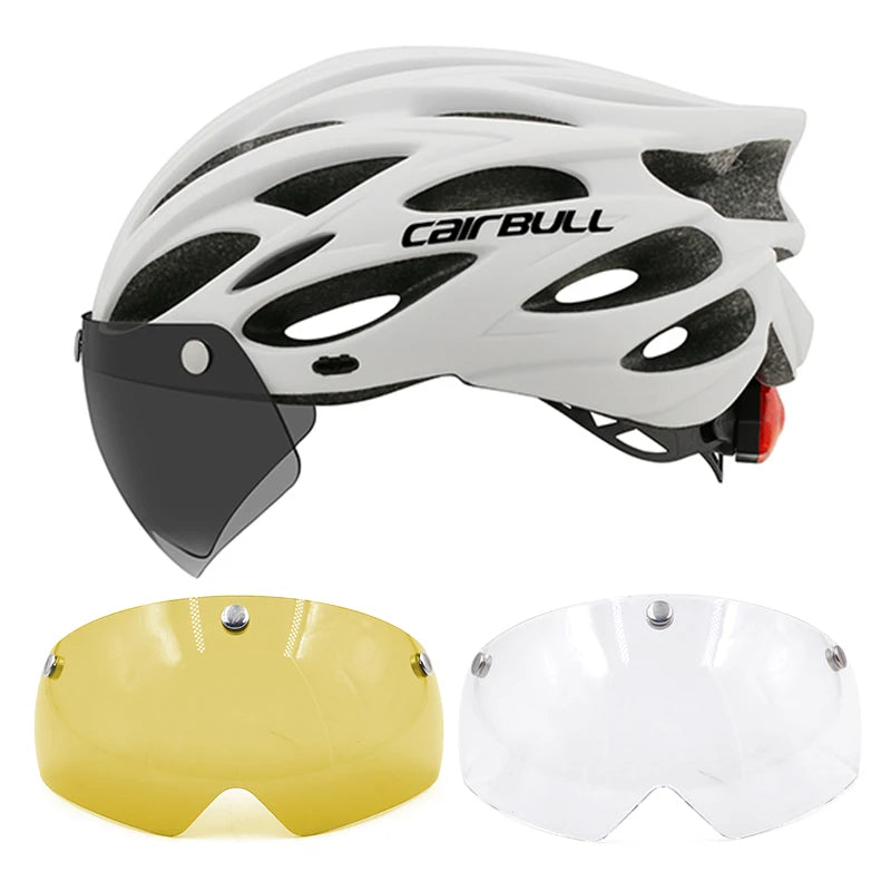 Casque de cyclisme léger route vtt VTT vélo Led casque L pour hommes femmes visoré casque de vélo Casco Accesorios Planète Rando