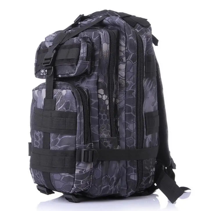 Sac à dos tactique d'expédition 20L-25L en nylon 1000D pour le bushcraft et la survie "Greencity - 3P Tactical"