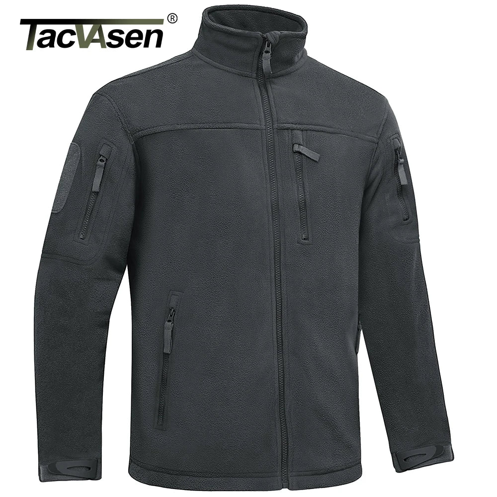 Softshell / polaire avec poches zippée "TACVASEN - TJ568-1"