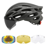 Casque de vélo pour route et VTT avec LED et visière "Cairbull - CB26 ALLROAD" Planète Rando