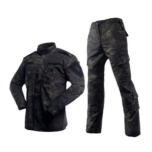 Combinaison de camouflage 17 couleurs, ensemble de vêtements de combat Airsoft, vêtements d'entraînement surdimensionnés, costumes de chasse et de pêche en plein air 3XL A2F48 Planète Rando