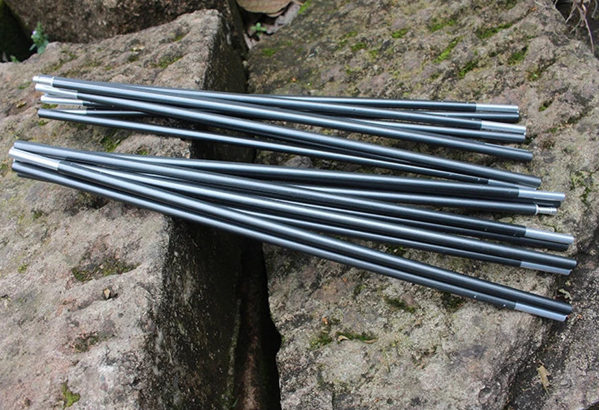 Desert & Fox – tente légère avec poteaux en aluminium, 1 paire de tiges en aluminium de remplacement, accessoires d'abri-soleil, équipement de Camping Planète Rando
