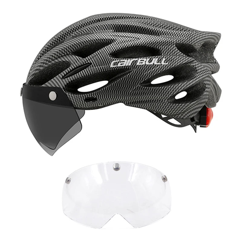 Casque de cyclisme léger route vtt VTT vélo Led casque L pour hommes femmes visoré casque de vélo Casco Accesorios Planète Rando
