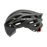 Casque de vélo pour route et VTT avec LED et visière "Cairbull - CB26 ALLROAD"