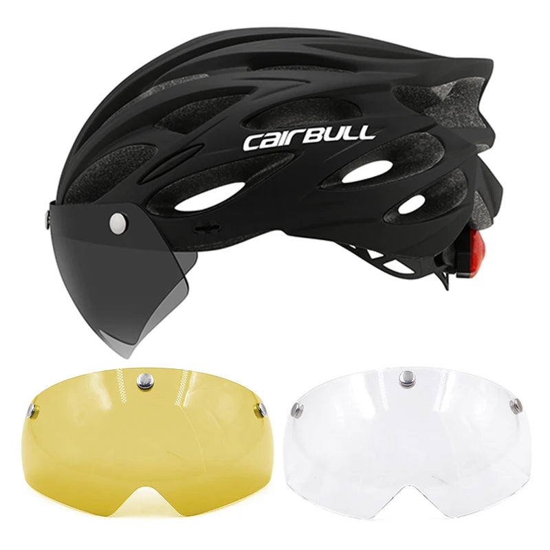 Casque de cyclisme léger route vtt VTT vélo Led casque L pour hommes femmes visoré casque de vélo Casco Accesorios Planète Rando