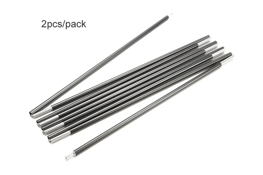 Desert & Fox – tente légère avec poteaux en aluminium, 1 paire de tiges en aluminium de remplacement, accessoires d'abri-soleil, équipement de Camping Planète Rando
