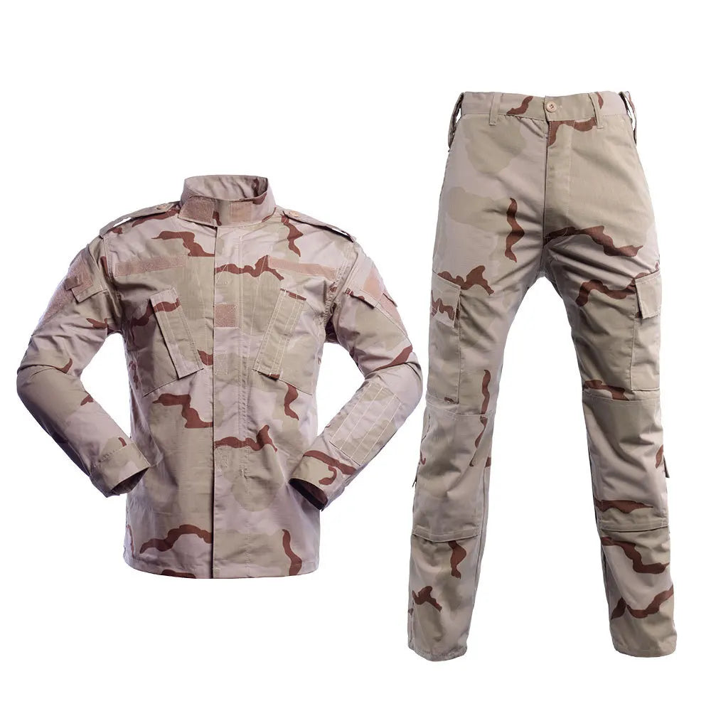 Combinaison de camouflage 17 couleurs, ensemble de vêtements de combat Airsoft, vêtements d'entraînement surdimensionnés, costumes de chasse et de pêche en plein air 3XL A2F48 Planète Rando