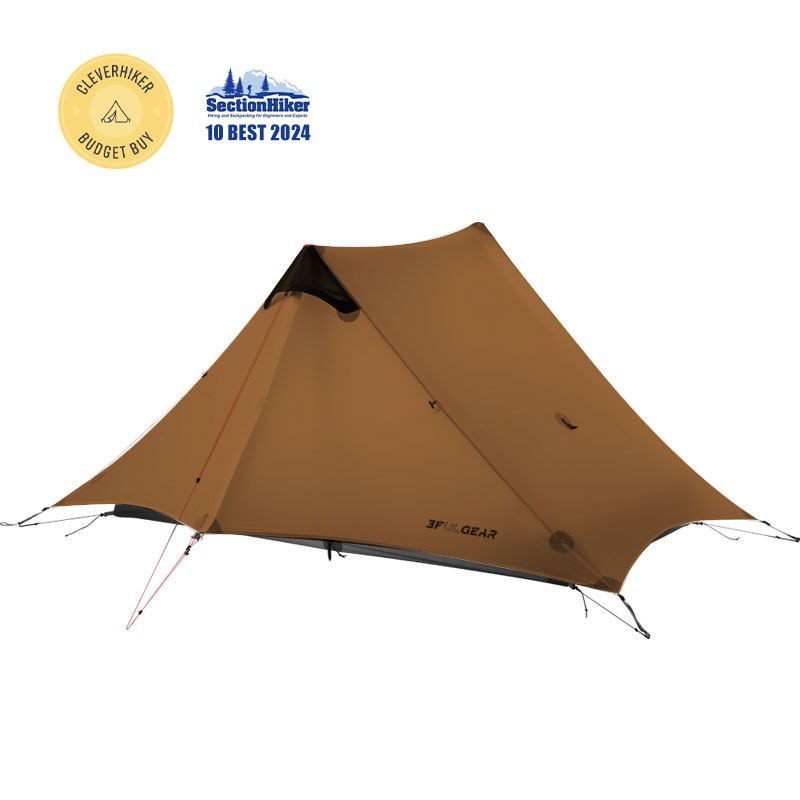 Tente de bivouac ultra-légère pour 2 personnes à double-parois 1,2kg "3F UL GEAR - Lanshan 2" 3F UL GEAR