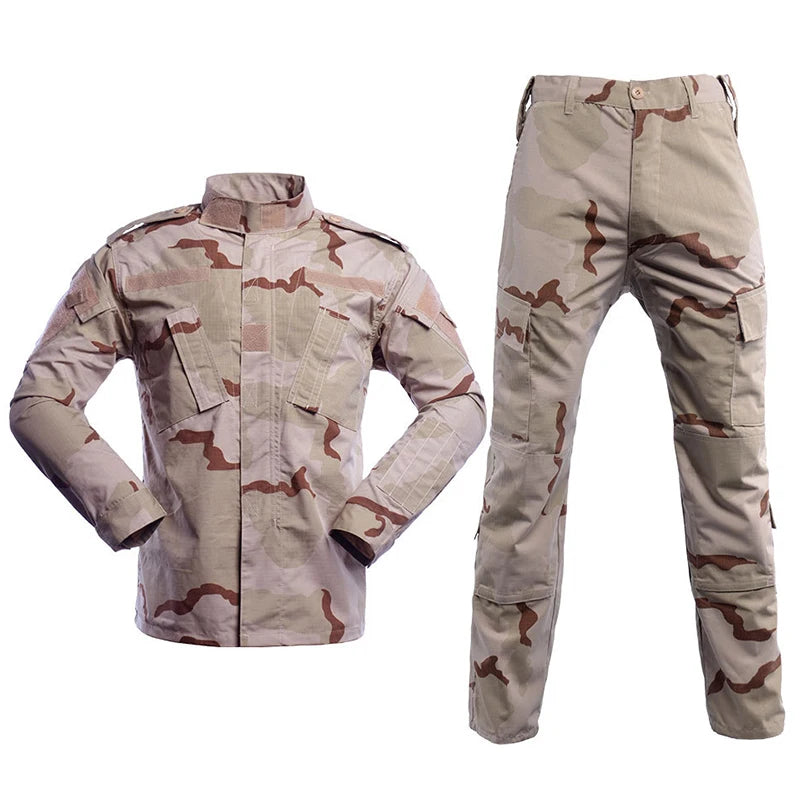 Combinaison de camouflage 17 couleurs, ensemble de vêtements de combat Airsoft, vêtements d'entraînement surdimensionnés, costumes de chasse et de pêche en plein air 3XL A2F48 Planète Rando