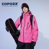 Parka d'hiver / veste de ski imperméables 3 couches avec technologie Teflon EcoElite "COPOZZ - HXF-24304"