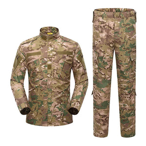 Combinaison de camouflage 17 couleurs, ensemble de vêtements de combat Airsoft, vêtements d'entraînement surdimensionnés, costumes de chasse et de pêche en plein air 3XL A2F48 Planète Rando