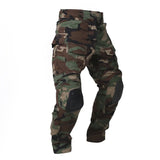 Pantalon de Combat pour hommes avec genouillères, pantalon de Sport Cargo tactique, Camouflage Multicam, Trekking, vêtements de chasse Emersongear