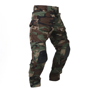 Pantalon de Combat pour hommes avec genouillères, pantalon de Sport Cargo tactique, Camouflage Multicam, Trekking, vêtements de chasse Emersongear