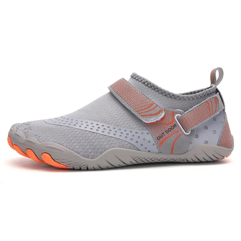 Chaussures d'eau antidérapantes à cinq doigts pour hommes et femmes, baskets légères à séchage rapide, pour pataugeoire en plein air, natation, pieds nus Planète Rando