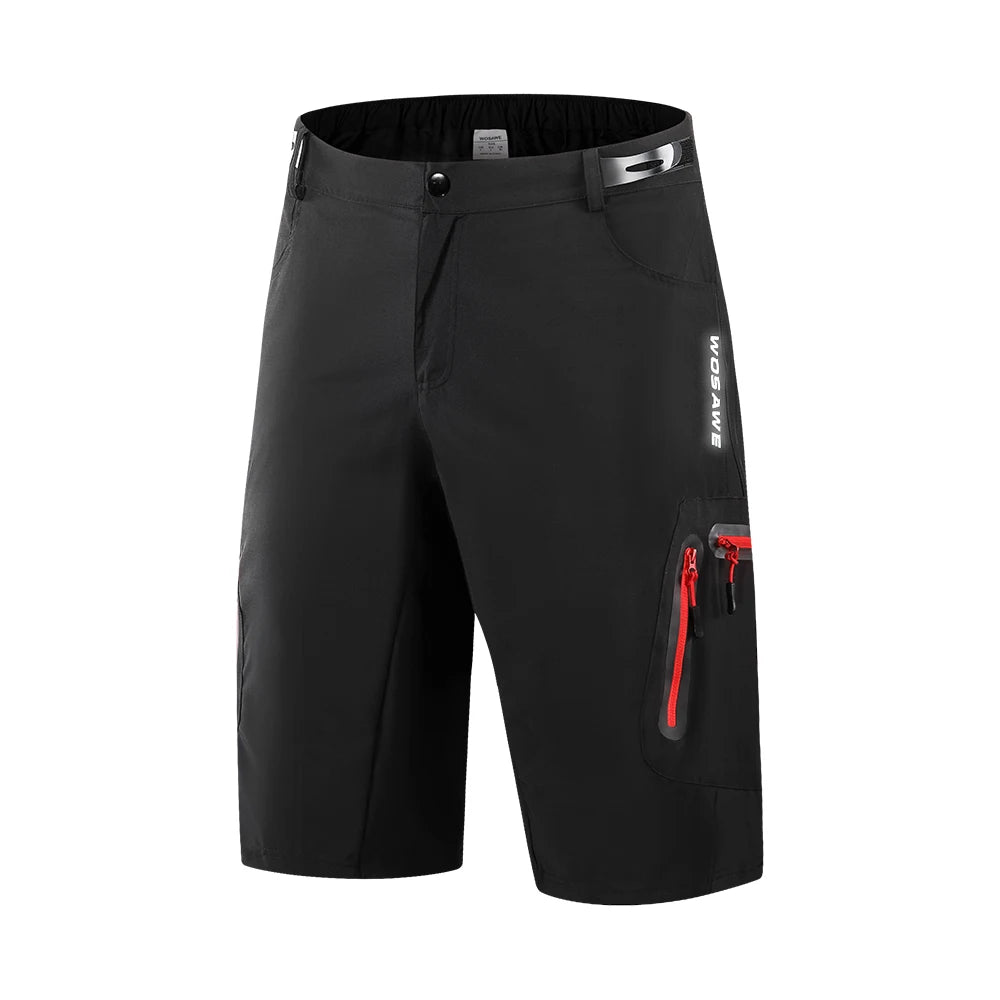 Short VTT, descente à séchage rapide pour homme "WOSAWE - BL132"