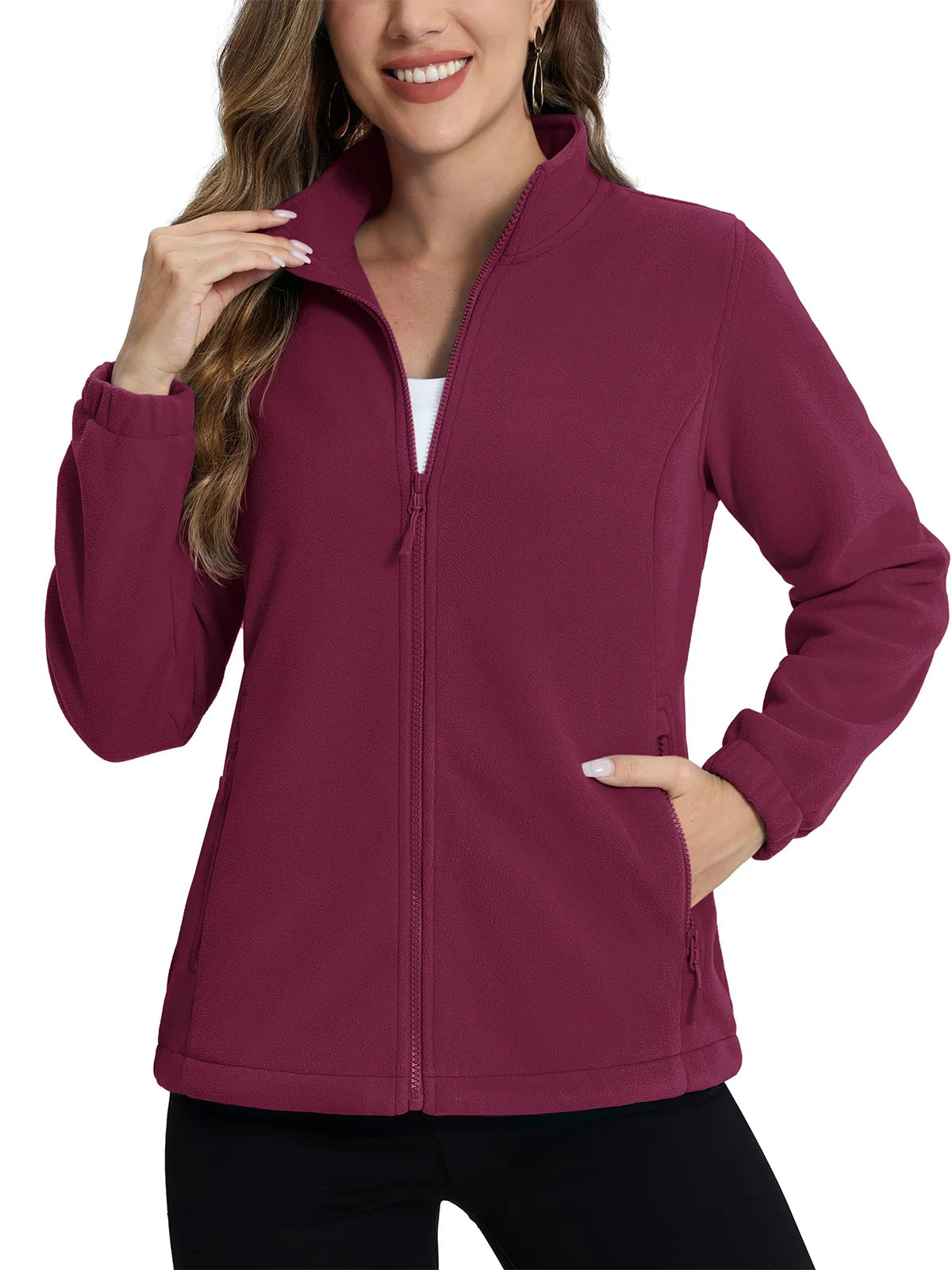 Softshell / polaire avec poches zippées pour femme "TACVASEN - TJ602"