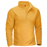 Pull thermique / sweat-shirt polaire à col zippé 1/4 pour homme "TACVASEN - TJ642"