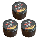 Bougie de survie longue durée 36 heures à 3 mèches en cire d'abeille "CandleTin - Emergency Heat"