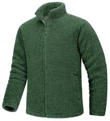 Pull en polaire / veste sherpa chaude zippée intégrale pour homme "TACVASEN - TJ605"
