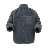 Pull en polaire / veste sherpa chaude réversible pour homme "RENYADAO - RY7897"