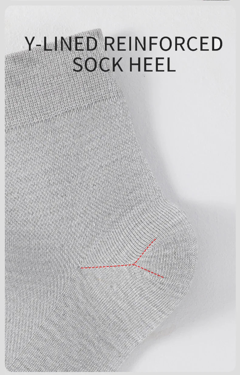 Lot de 5 paires de chaussettes homme en fibre de bambou antibactériennes "MiiOW - MQL2B28368", couleurs gris et noir, présentées sur fond blanc. Marque MiiOW.