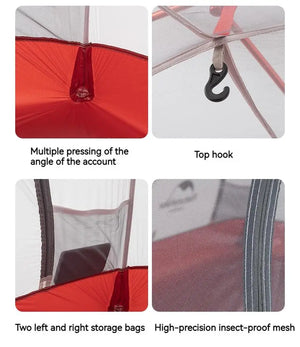 Tente de camping / bivouac en nylon siliconé 20D double-parois pour 2 personnes "Naturehike - Star River 2" Naturehike