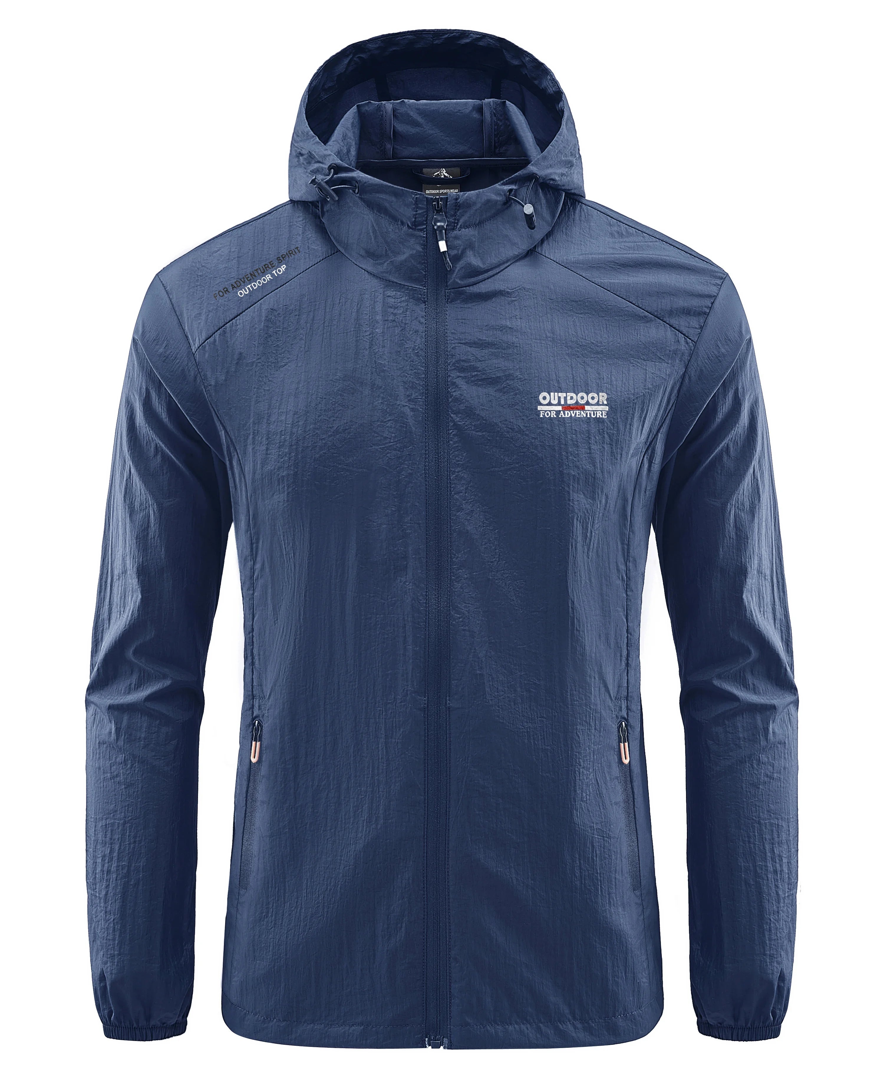 Veste de protection solaire à séchage rapide pour homme, coupe-vent ultra léger, coupe-vent à capuche, extérieur, randonnée, pêche, cyclisme, sport, été OSW
