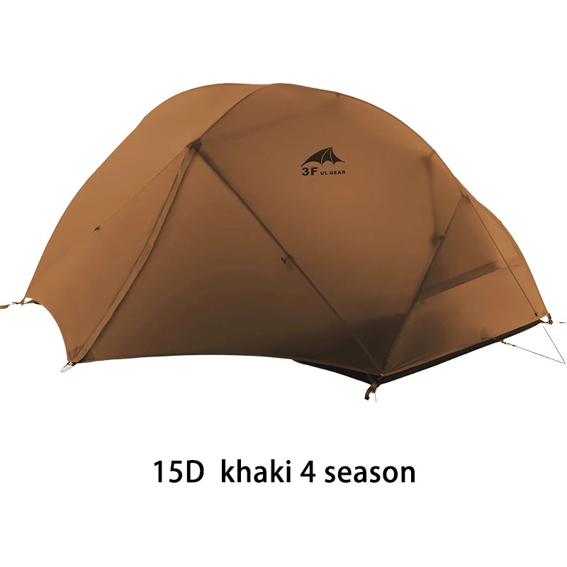 Tente de camping double-parois autoportante en nylon ultraléger 15D enduit de silicone "3F UL Gear - Floating Cloud" Planète Rando