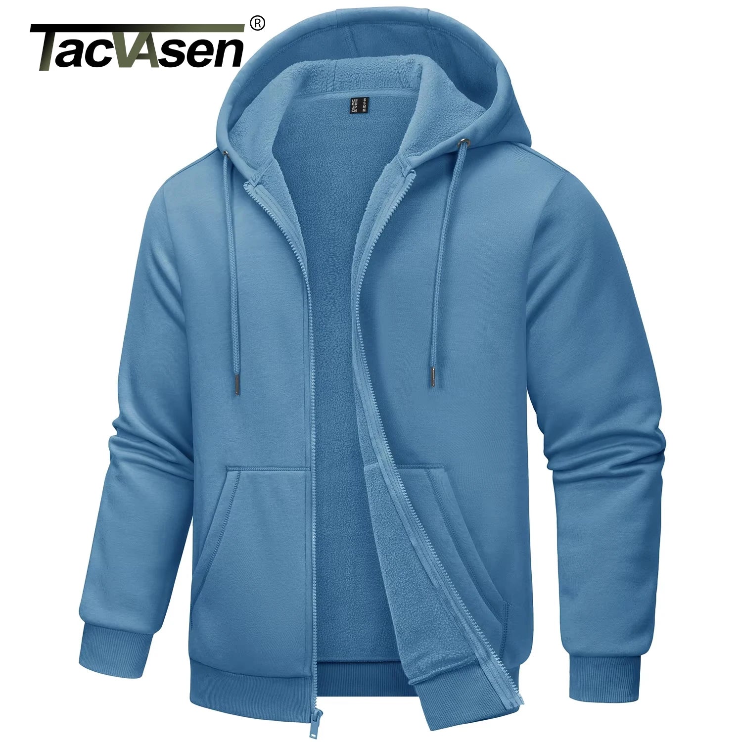 Sweat à capuche doublé polaire pour homme "TACVASEN - TJ597"