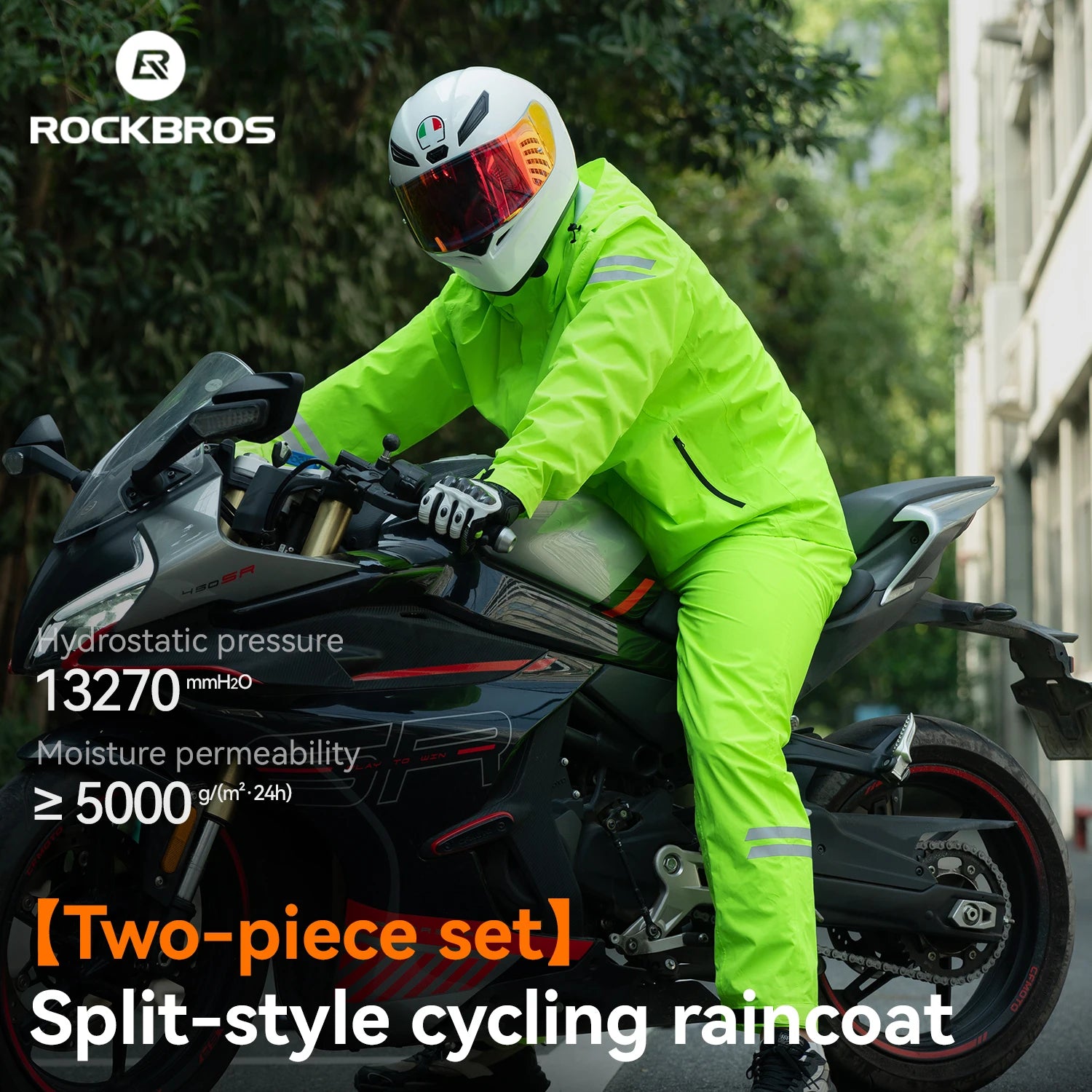 Ensemble imperméable de cyclisme "ROCKBROS - YPY028" Planète Rando