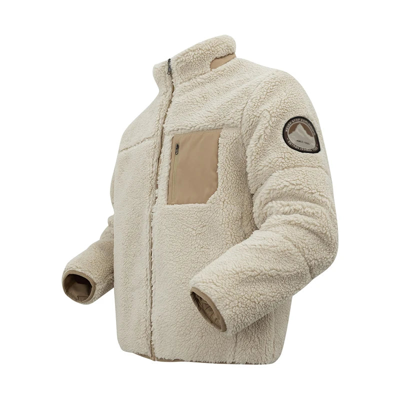 Pull en polaire / veste sherpa chaude réversible pour homme "RENYADAO - RY7897"