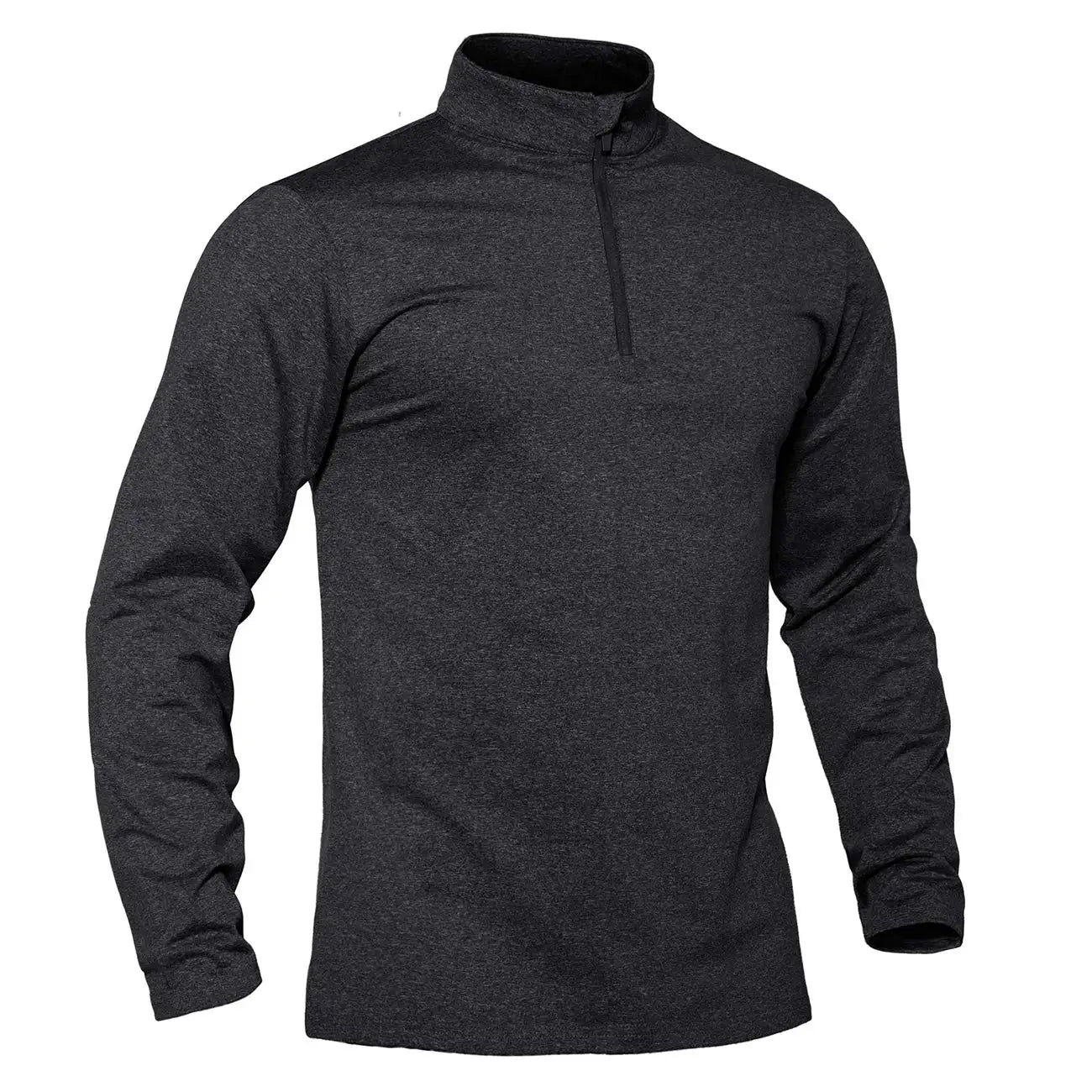 T-shirt thermique / sweat-shirt polaire à fermeture éclair 1/4 et manches longues pour homme "TACVASEN - LSTJ502"