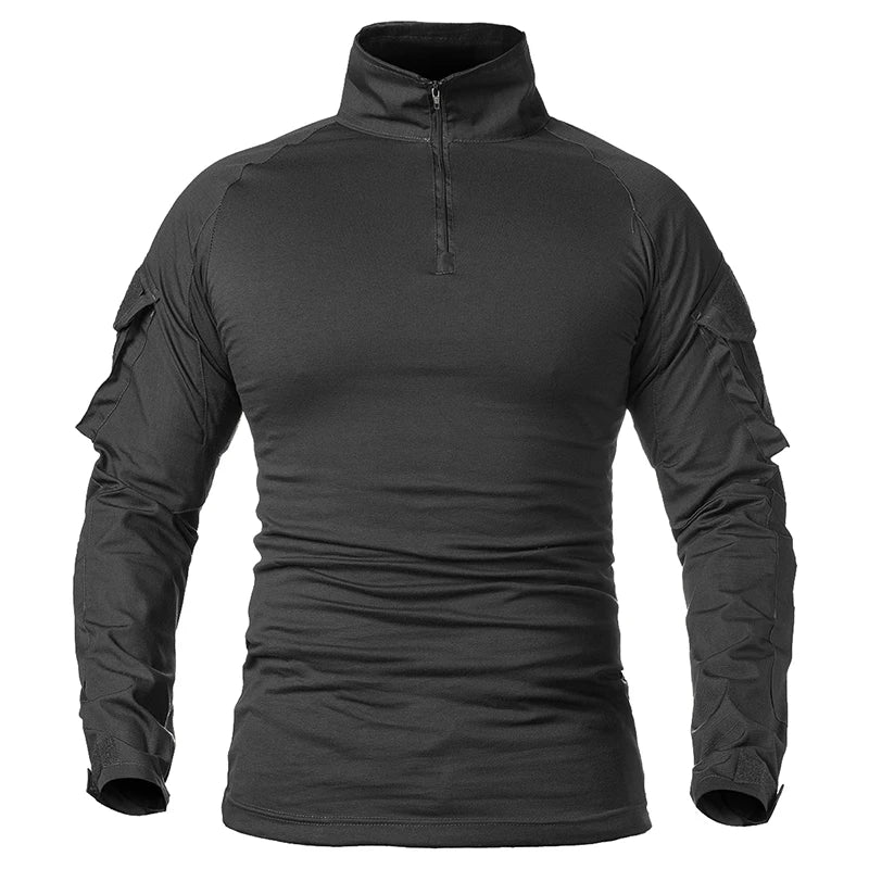 Chemise de combat à manches longues en coton ripstop pour homme "TACVASEN - LSTS139"