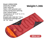 Sac de couchage synthétique imperméable jusqu'à -5°C confort "JUNGLEKING - CY0904"