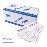 Tampons de coton imbibés d'alcool 70% "Sanke Rescue - Alcohol pads"