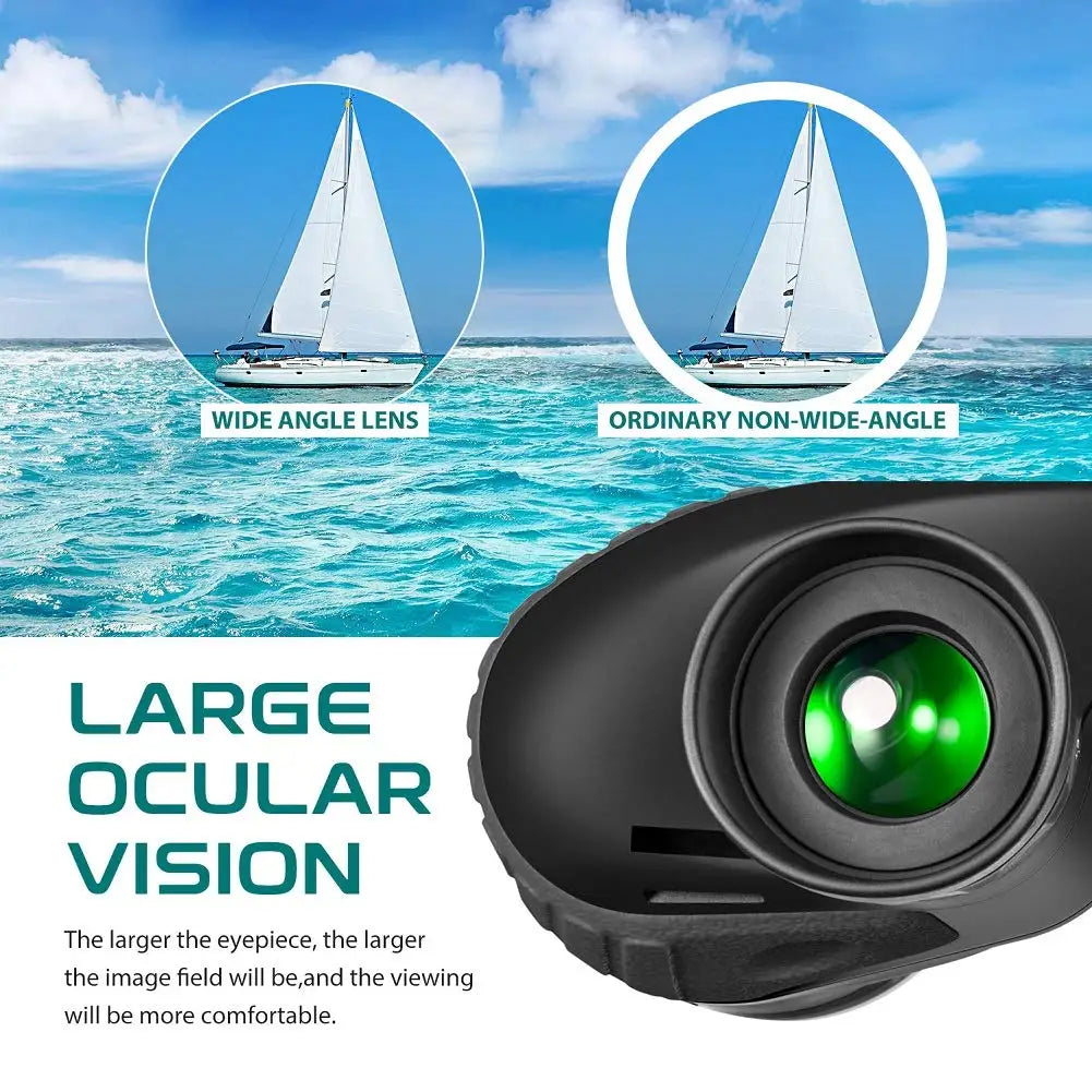 Jumelles 10x50 télescope militaire marin adultes étanche avec télémètre boussole BAK4 prisme HD observation des oiseaux pour la chasse Bostron