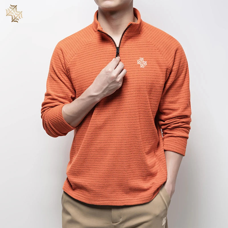 Sweat-shirt / t-shirt à manches longues en micro-polaire et respirant pour homme "SBWL - 88169"