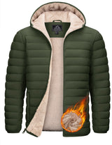 Doudoune isolante doublée sherpa imperméable à capuche "TACVASEN - CTD1"