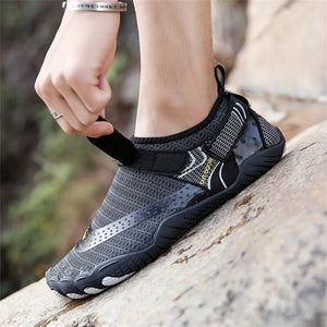 Chaussures d'eau antidérapantes à cinq doigts pour hommes et femmes, baskets légères à séchage rapide, pour pataugeoire en plein air, natation, pieds nus Planète Rando