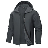 Softshell / veste en polaire imperméable à capuche pour homme "TACVASEN - TJ659"