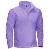 Pull thermique / sweat-shirt polaire à col zippé 1/4 pour homme "TACVASEN - TJ642"