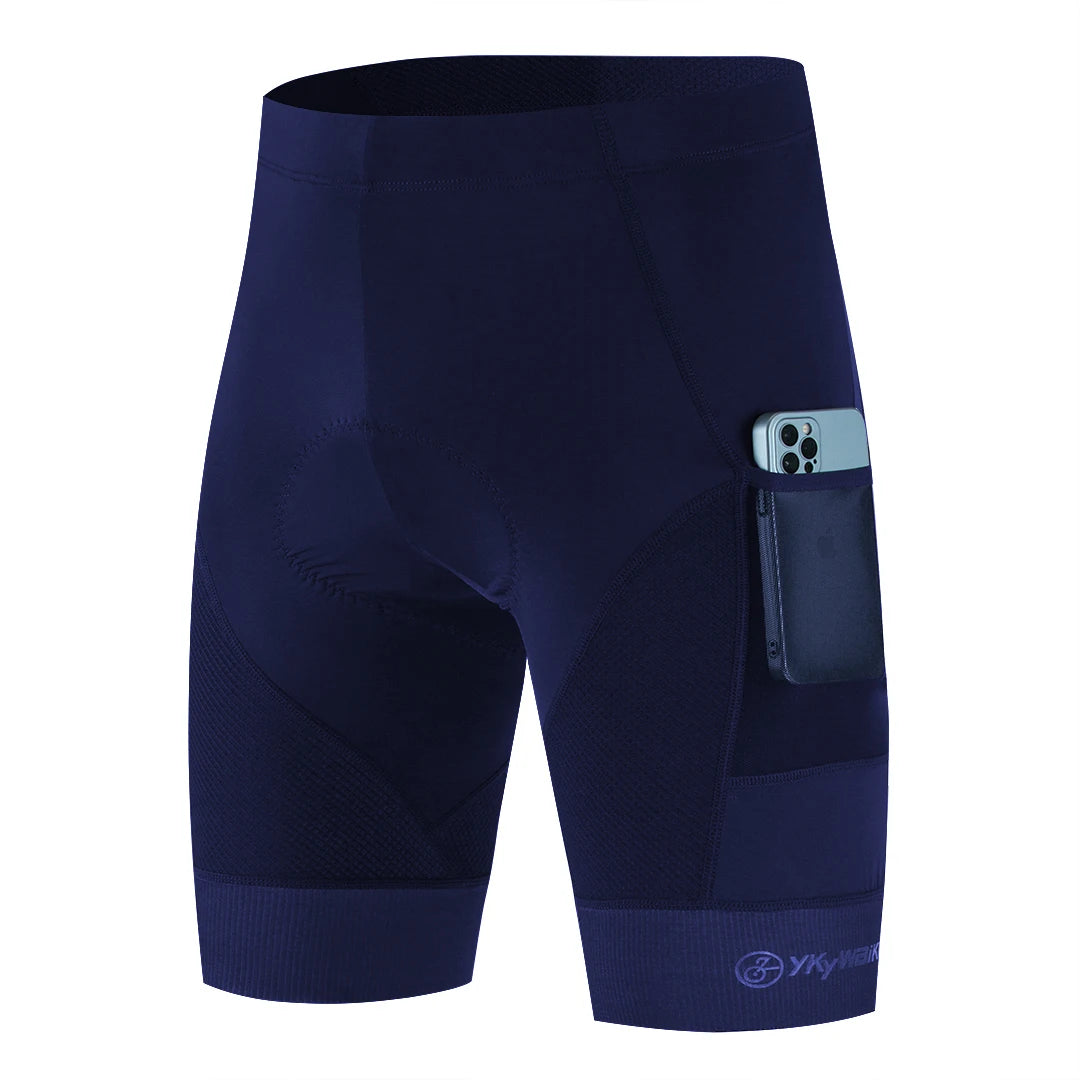 Short de cyclisme rembourré avec 2 poches "YKYWBIKE - YPZ889"