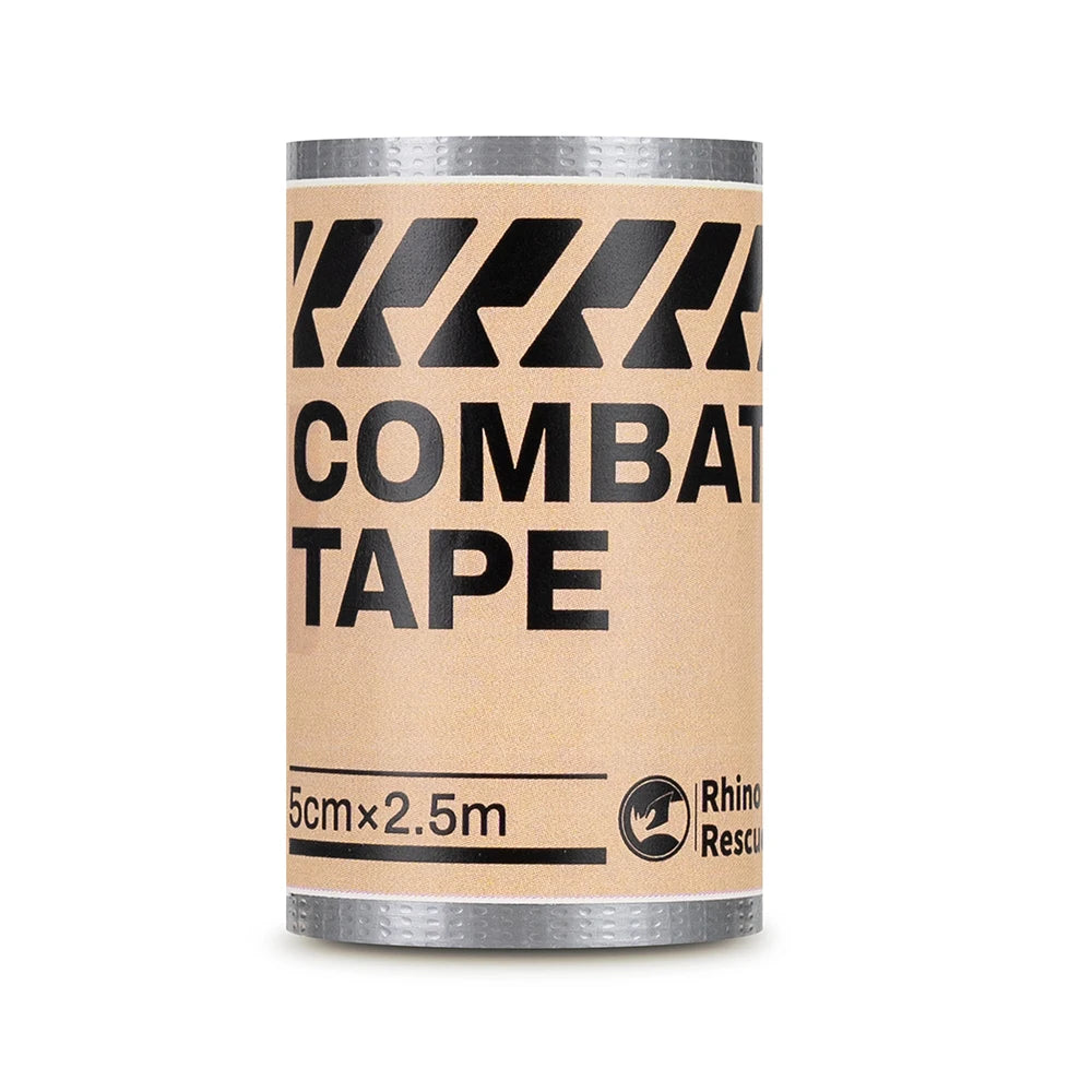 Ruban adhésif flexible pour traumatismes de combat et résistant aux intempéries "Rhino Rescue - Combat Tape"