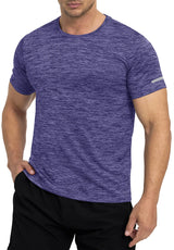 T-shirts d'été à séchage rapide avec bande réfléchissante pour homme "TACVASEN - TS234"