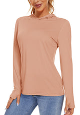 T-shirt à capuche avec protection UV/solaire UPF 50+ "TACVASEN - TS251"