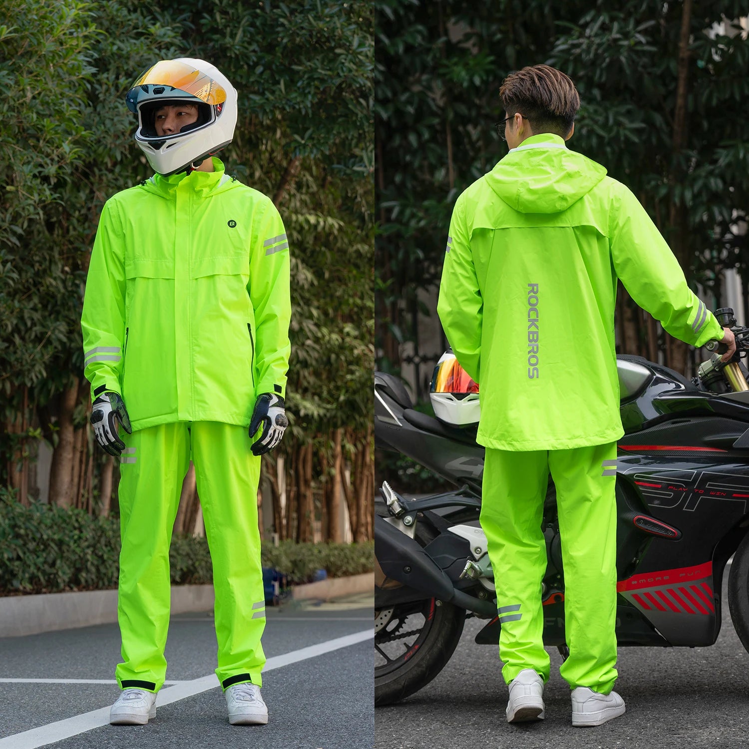 Ensemble imperméable de cyclisme "ROCKBROS - YPY028" Planète Rando