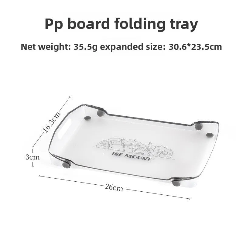 Mini table pliante ultralégère en polypropylène et plateau 97g " Isemount - Folding table pp"